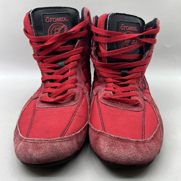 Otomix Stingray Weightlifting Shoes Men's 11 Red Black MMA Bodybuilding Sneakers - Picture 2 of 10